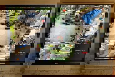 CCTV security camera system showing home surveillance, fully installed and commissioned for safety.